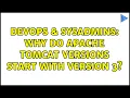 DevOps SysAdmins Why do Apache Tomcat versions start with version 3