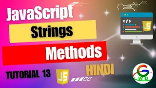 JavaScript Strings Methods Guri Web Developer JavaScript Tutorials in hindi