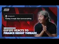 Reacting to Bad Financial Decisions on Reddit