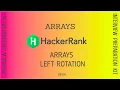 Arrays Left Rotation Hackerrank Solutions