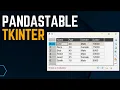 PandasTable Tkinter Creating Interactive Data Tables