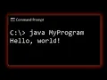 How to Run Java Programs With Command Prompt cmd and Notepad in Windows
