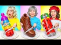 Download Lagu Me vs Grandma Cooking Challenge! Cake Decorating \u0026 Food Competition by Turbo Team