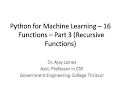 Python for Machine Learning - 16
