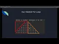 Intro to Java Chapter 05 Exercise 17 - Display a Number Pyramid
