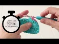 How to crochet the Invisible decrease 3 stitches at once sc3tog