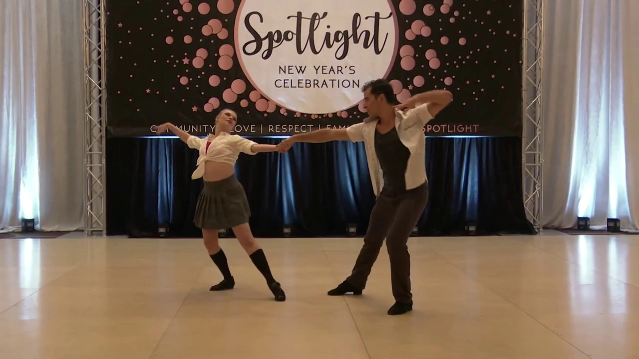 Spotlight New Years 2019 2020 Pro Am Open Routine Ali Ball with Jesse Lopez