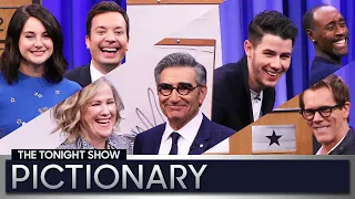 Tonight Show Pictionary with Eugene Levy Catherine O Hara Nick Jonas and More