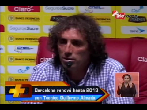 Barcelona renovó hasta 2019 con técnico Guillermo Almada