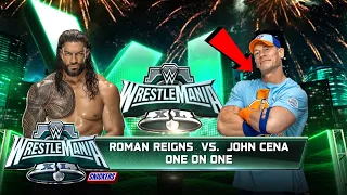 WWE - Roman Reings vs John Cena #shorts #live