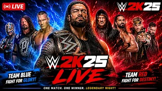WWE 2K25 Live 🔴 Roman Reigns vs Female Superstar 😱 | #Shorts