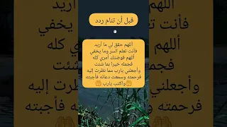 دعاء قبل ان تنام ردد اللهم حقق لي مااريد فأنت تعلم السر ومايخفي اللهم فوضتك أمري كله فجمله خيرا 