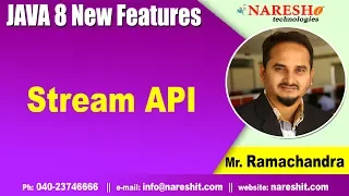 Jav 8 Features Tutorials Stream API by Mr Ramachandra