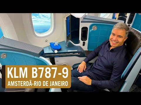 Download MP3 DESCUBRA COMO É VOAR NA EXECUTIVA DO B787-9 DA KLM DE AMSTERDÃ PARA O RIO DE JANEIRO!