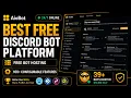 FREE Discord Bot Dashboard All-In-One Platform BEST Free Hosting 100 Configurable Features