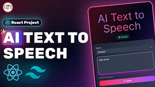 Create an AI Text to Speech Website with React Tailwind and Puter js Full Tutorial