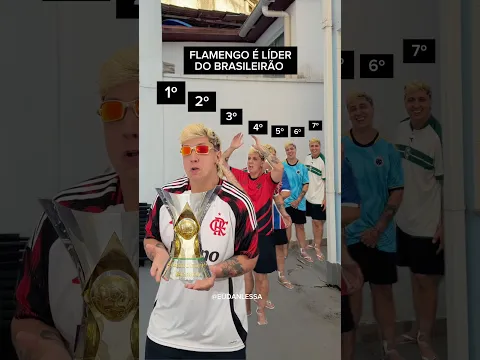 FLAMENGO É O NOVO LÍDER DO BRASILEIRÃO #futebol #flamengo