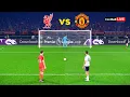 Liverpool vs Manchester United - Penalty Shootout | Premier League 2025/26 EPL | Simulation PES