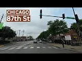 Driving Along 87th Street in Chicago s South Side 4K