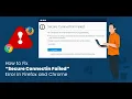 How to Fix Secure Connection Failed Error in Firefox and Chrome