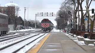 Metra Double Action at LaGrange Road