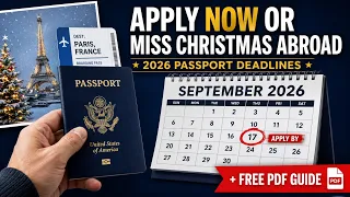2026 Passport Deadlines Apply NOW or Miss Christmas Abroad
