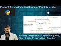 Tutorial 9 Python Function Scope of Variable Map Filter for Beginners