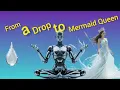 From a Drop to a Mermaid Queen Magical Water Transformation AI Art