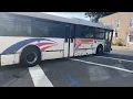 NJT Bus Route 703 Sign as 308 arriving East Rutherford NJ