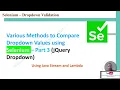 Selenium - JQuery Dropdown Values Options Validation Part3 Using Java Stream and Lambda