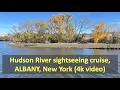 Hudson River Sightseeing Cruise Albany New York 4k