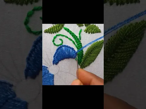 All over design hand embroidery design#shorts