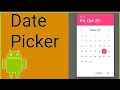 DatePickerDialog - Android Studio Tutorial