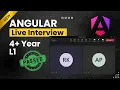 Angular Live Interview 4 Years Live Interview