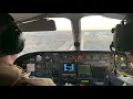Cessna 421C Landing Houston-Southwest Airport AXH