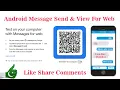 How to send Android Text Messages from any computer with Google Messages for Web