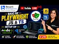 FREE LIVE BASIC PLAYWRIGHT WITH JS TS NODE JS VS CODE SETUP