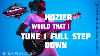 Video thumbnail for Hozier — Would That I (Full Step Down Tuning) — Guitar Play Along TAB