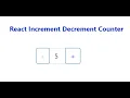 React JS Project Incrementing and Decrementing the State Variable on Button clicked in React JS