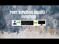 Python Training Part 9 Input Round Integer and Float Functions