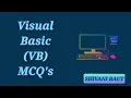 Visual Basic VB Important MCQ s Questions With Answers