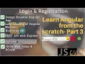 Learn Angular from the scratch-Part 3 Login Signup REST API server using Express and MongoDB