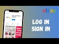 How to Login to eBay Account Sign In eBay Mobile App