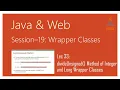 Wrapper Classes in Java divideUnsigned Method of Integer and Long Wrapper Classes