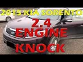 2015 Kia Sorento 2 4 Engine Knock Noise P1326 Knock Sensor Rod bearing failure