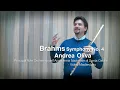 Brahms Symphony No 4 Flute solo with Andrea Oliva