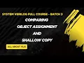 Object Assignment vs Shallow Copy in SystemVerilog OOP Concepts Explained with Example