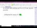Using and Interpreting Function Notation