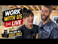 What s He Getting Us Into Tonight We re Building Our Cabin One Night At A Time LIVE Come CHAT