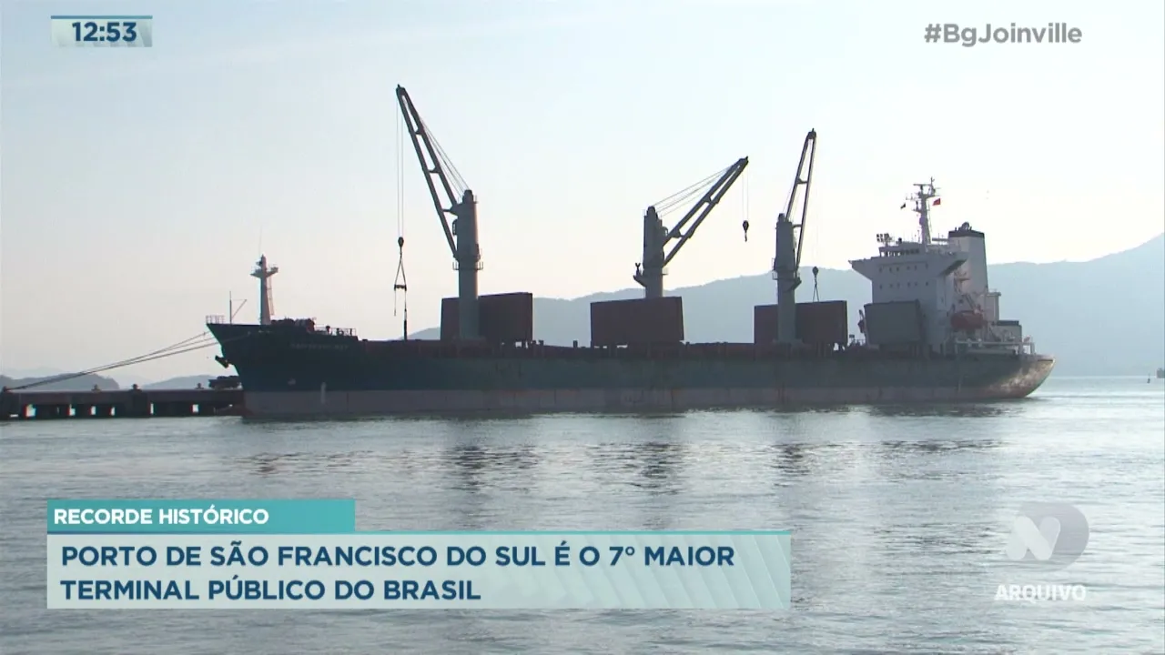 Recorde histórico: Porto de São Francisco do Sul é o 7° maior terminal público do Brasil
